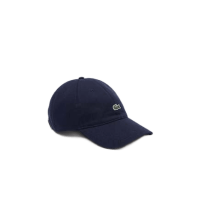 Boné Lacoste Em Sarja De Algodão Orgânico – Azul Navy