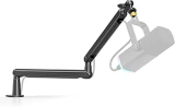 FIFINE Microphone Boom Arm, Suporte braço de microfone de perfil baixo com braçadeira montagem de mesa, Adaptador de parafuso, Gerenciamento de cabos, para Podcast Streaming Gaming Studio-BM88