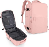 Mochila coowoz de viagem esportiva unissex, bagagem de cabine, aprovada por companhias aéreas, para notebook, B – Rosa, Large