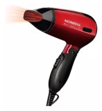 Secador De Cabelos Mondial Max Travel Sc-10 1200w Bivolt – Preto/vermelho